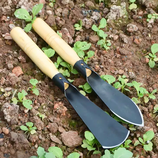 🌱 Kertészeti szerszámkészlet – Gyomláló lapát, kerti kanál & gereblye | Ergonomikus, rozsdamentes, időtakarékos✨🛠️