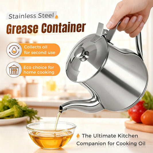 2025 Új modell 304 Rozsdamentes acél olajkanna