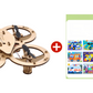 👦🎁 Gyakorlati drón oktatókészlet: Öko-Fa, Összeszerelhető, Azonnal Repülésre Kész 🚁🌳
