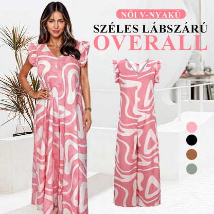 【S-3XL】🌸Nyári nyomtatott széles szárú nadrág