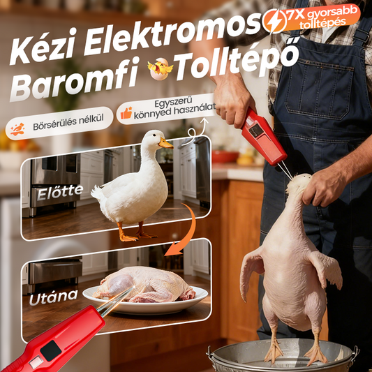 🦆🔥2025 legkeresettebb termékei 🔥🐓 Baromfi elektromos kopasztógép - könnyű kopasztás, időt és energiát takarít meg!