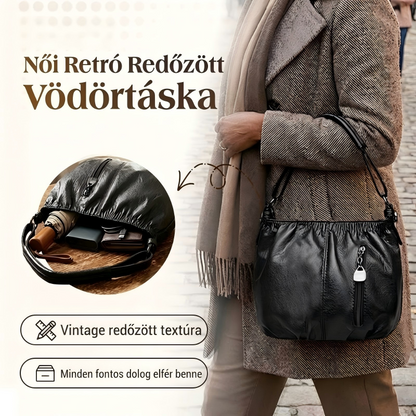 🔥Női Retró Redőzött Vödörtáska👜