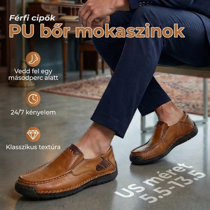🔥Légáteresztő borjúbőr🔥Klasszikus kényelmes bőrcipő férfiaknak