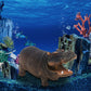 🦛 Hippopotamus alakú akvárium-légszivattyú-dísztárgy