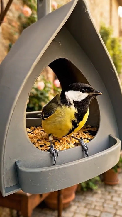 🦜Fedett függő madáretető