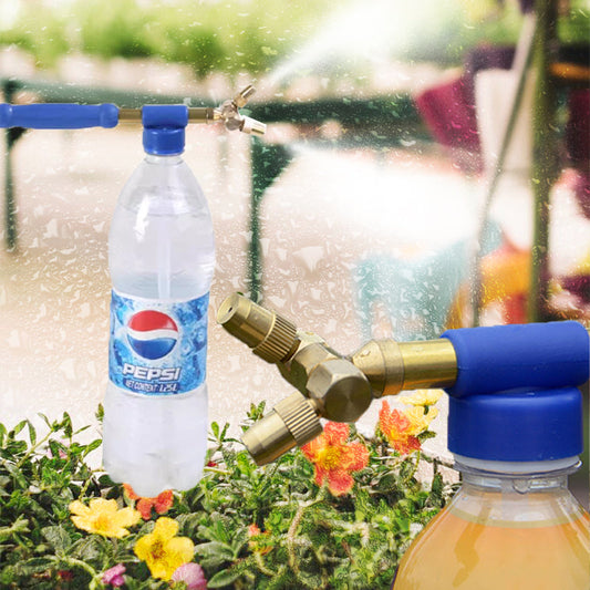 🏡💦Kétvégű rézszáras, dugattyús kézi permetező szár viráglocsoláshoz