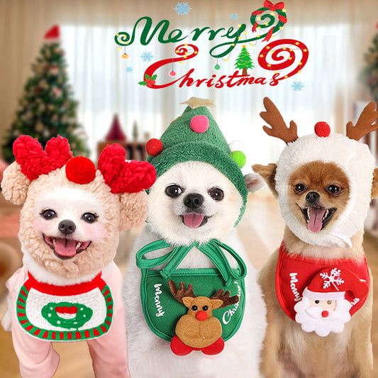 🎄Aranyos karácsonyfa sapka pomponokkal