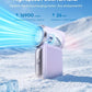 Turbós kézi ventilátor – 16900 RPM, 6 sebességfokozat, LED kijelző. 🌬️✨
