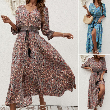 【S-XL】🌺Bohém stílusú hosszú szoknya