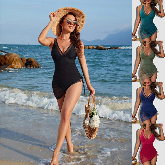 【S-3XL】🩱Karcsúsító hálós puszta szarong csomagolások fürdőruha