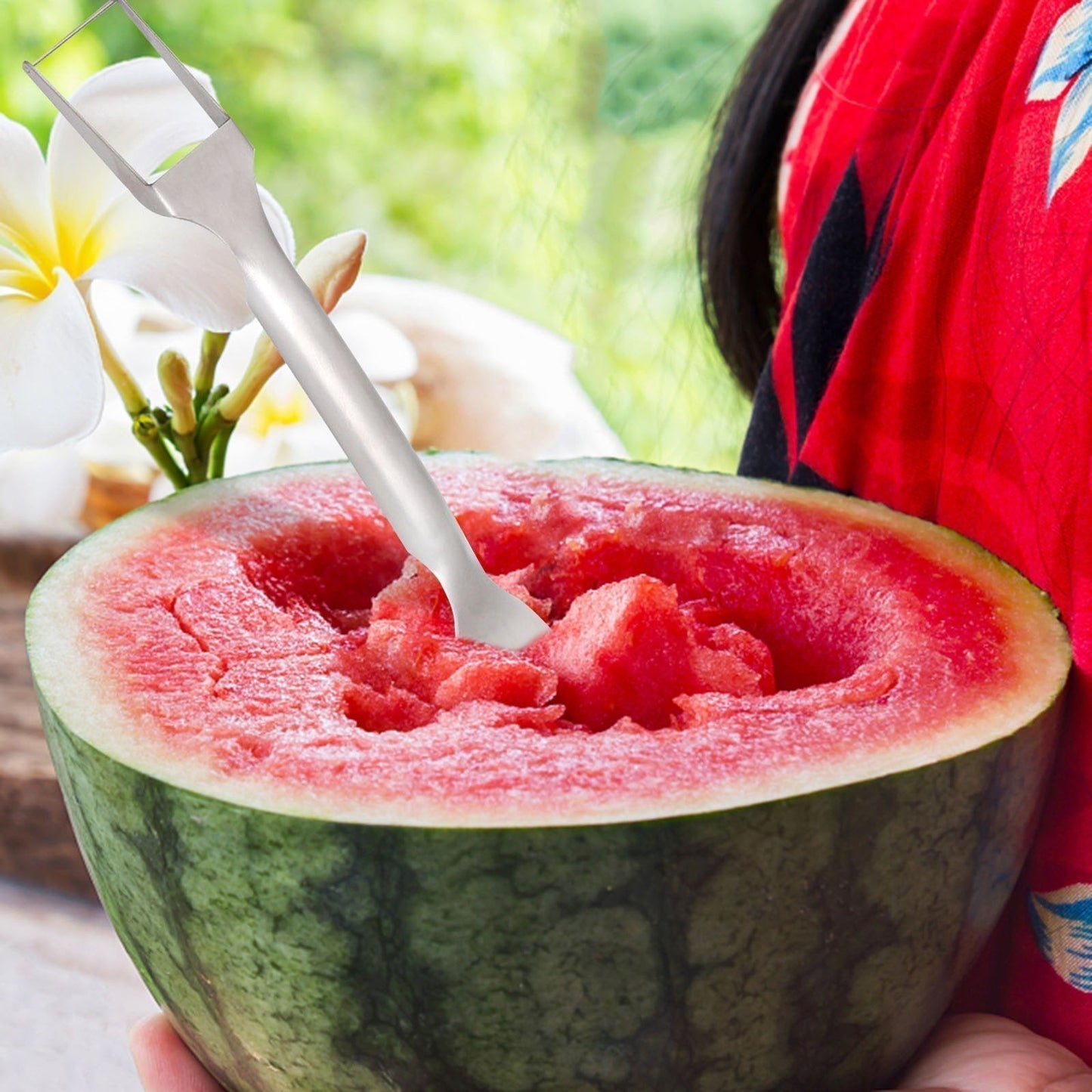 🍴Купете 2 и получете 1 безплатно🍉Резачка за плодове 2 в 1 от неръждаема стомана