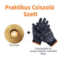 🔥 Asztalos csiszolótárcsa – sarokcsiszolóhoz, késélezés és polírozás egyben 💰 Utánvéttel