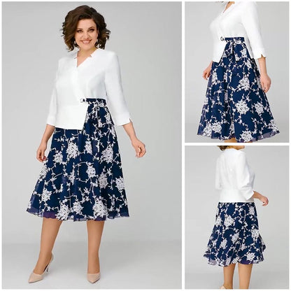 【S-4XL】👗Hangulatos patchwork ruha nőknek