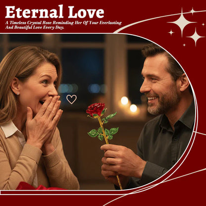 Kreatív dekoráció Kristály romantikus rózsa