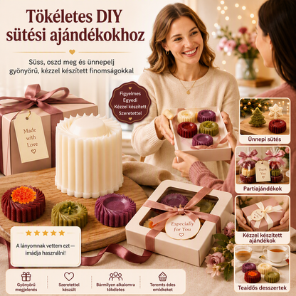 🥮✨ Kreatív kétvégű süteményforma: Sokoldalú formázás és precíz eredmény 👨‍🍳🍪