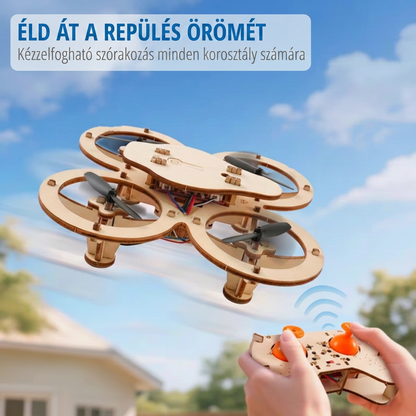 👦🎁 Gyakorlati drón oktatókészlet: Öko-Fa, Összeszerelhető, Azonnal Repülésre Kész 🚁🌳