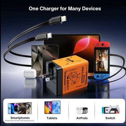 🔥 Eladó🔥2-in-1 GaN 20W-os gyors töltő