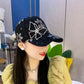 🦋Hálós, virágmintás masnis baseball sapka🧢