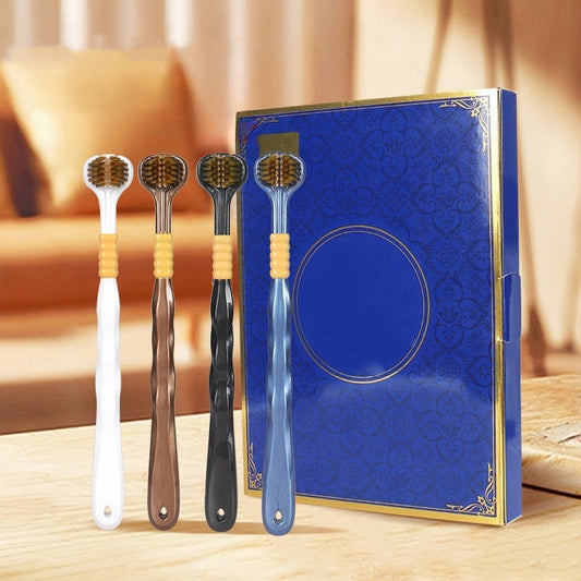 【✨3+1 ingyen】🦷Három fejjel és több szögben használható fogkefe