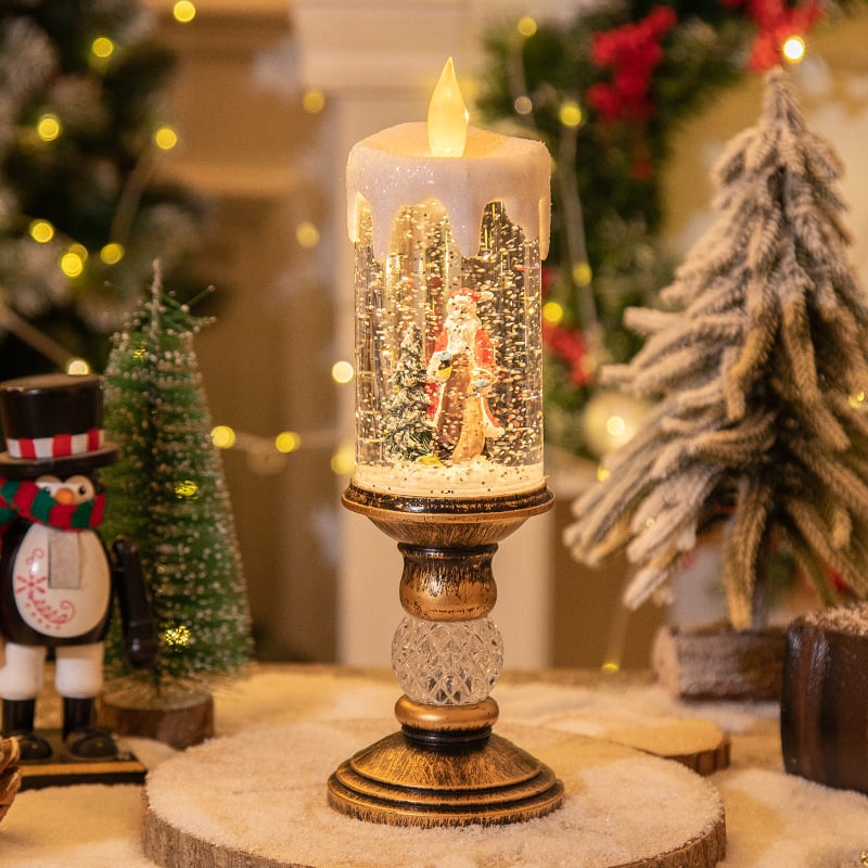 【🎄Перфектният коледен подарък】🕯️Коледна свещ нощна светлина