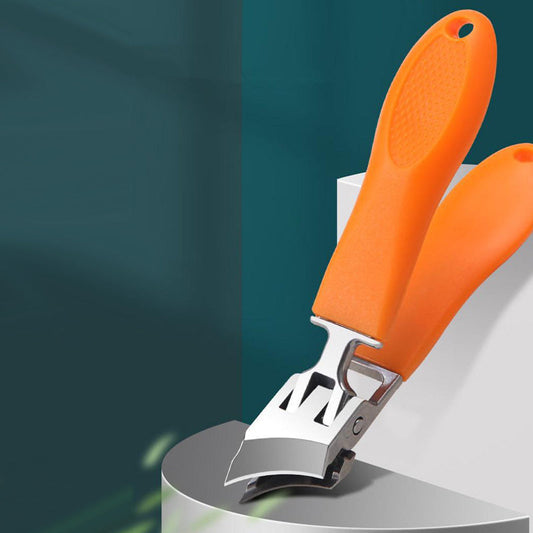 ✂️Szögletes körömvágó olló széles állkapocsnyílással a vágás ellen