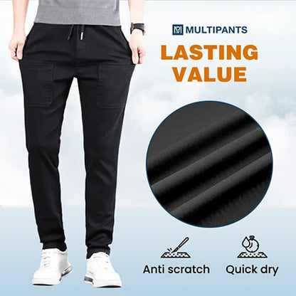 【S-4XL】👖 Magas Stretch Multi-zsebes tartós Cargo nadrág