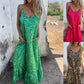 【S-3XL】👗Női nyomtatott spagettipántos ruhák