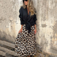 【S-3XL】✨Női stílusos leopárd mintás hosszú szoknya