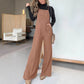 【S-2XL】👖Denim széles szárú tehén Jumpsuit