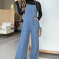 【S-2XL】👖Denim széles szárú tehén Jumpsuit