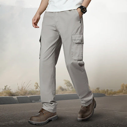 【M-4XL】👖Férfi Stretch egyenes alkalmi nadrágok