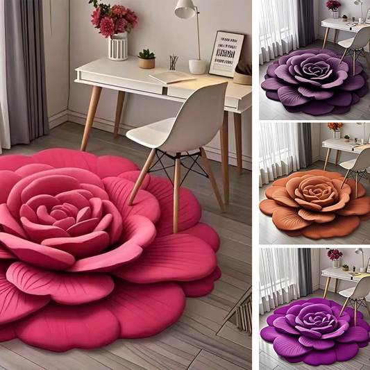 【💥Szuper nedvszívó】🌺Floral plüss padlószőnyeg