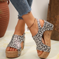 【EU 36-43】👡Női Leopárd mintás ékszandálok