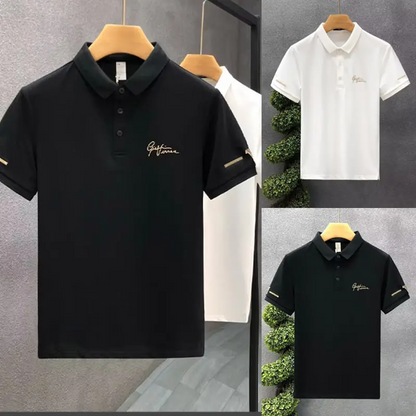 【M-2XL】❄️Férfi hímzett póló