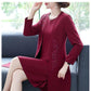 【L-5XL】💯Női elegáns kabát és ruha 2 részes szett