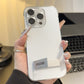 Transparent Frameless Phone Case with Stand for iPhone