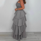 【S-4XL】👗Felhúzó temperamentum hosszú szoknya