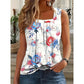 【S-2XL】🌸Női alkalmi ujjatlan nyomtatott felső