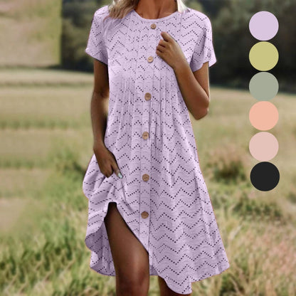 【S-2XL】❄️A vonalú kivágott ruha