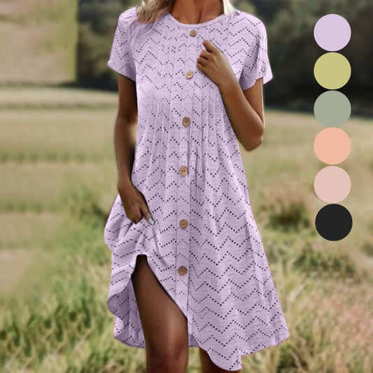 【S-2XL】❄️A vonalú kivágott ruha