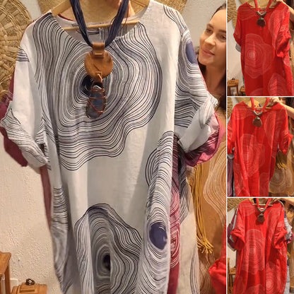 【S-3XL】🌸Női nyomtatott alkalmi ruhák