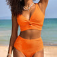 【S-2XL】👙Magas derekú bikini szett