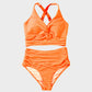 【S-2XL】👙Magas derekú bikini szett