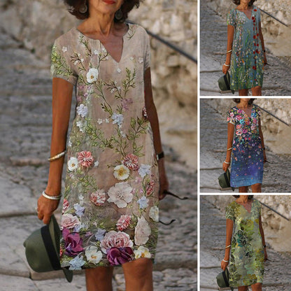 【S-3XL】🌺Alkalmi nyomtatott női ruha