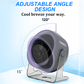 🔥 Kraftfull mini-fläkt – 100 inställningar, digital display & energisnål, perfekt för varma dagar ☀️