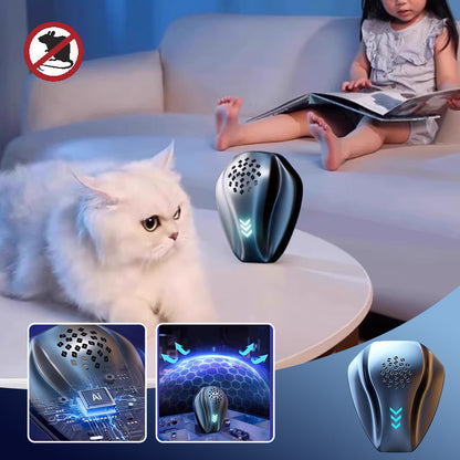 【🔥Vásároljon 1 és kap 1 ingyen】🐁🦟AI intelligens szónikus impulzus rágcsálóriasztó