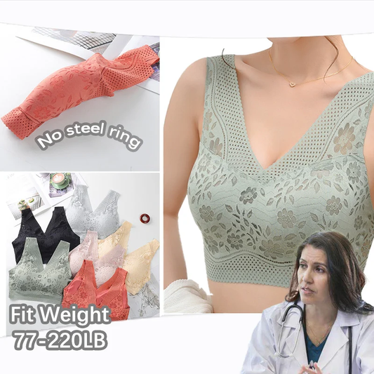 【🔥1+1 ingyen】❄️Nagy méretű, jégselyem anyagú, nyommentes melltartó