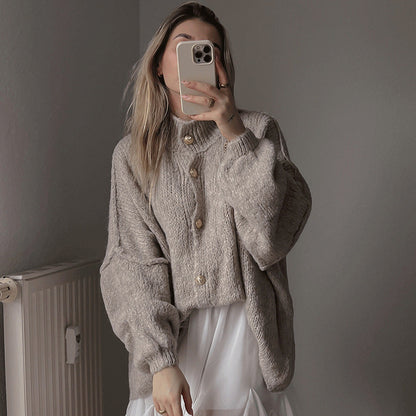 【S-L】🔥Női gombos, hosszú ujjú kardigánok
