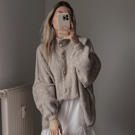 【S-L】🔥Női gombos, hosszú ujjú kardigánok