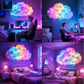 ⚡ Hálószoba hangulatvilágítás 🌈 DIY USB Thundercloud LED-es fénykijelző